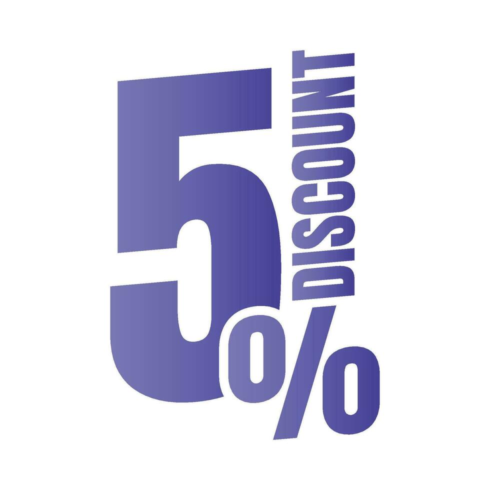 5 procent rabatt handla ikon, 5 procent särskild erbjudande rabatt vektor, 5 procent försäljning pris minskning erbjudande, fredag handla försäljning rabatt procentsats design vektor