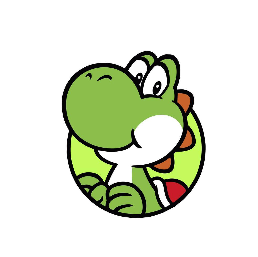 söt illustration mönster för de tecken i de super Mario bros spel vektor