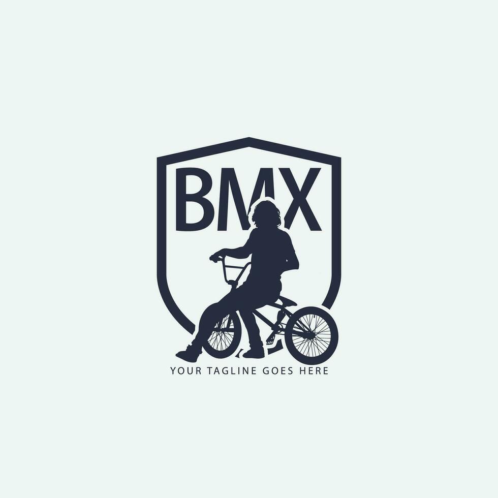 Mountainbike-Logo vektor