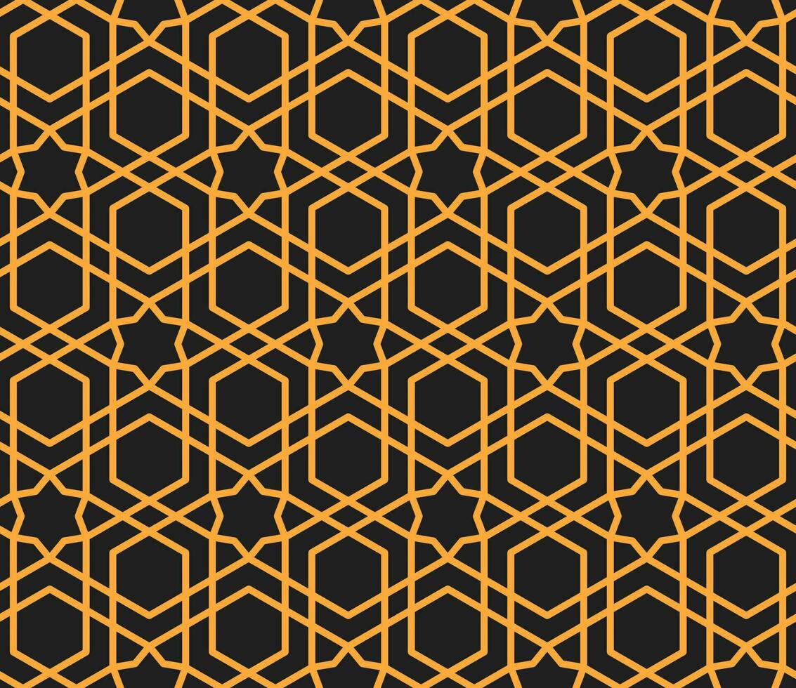 mashrabiya Arabeske Muster, nahtlos Hintergrund vektor