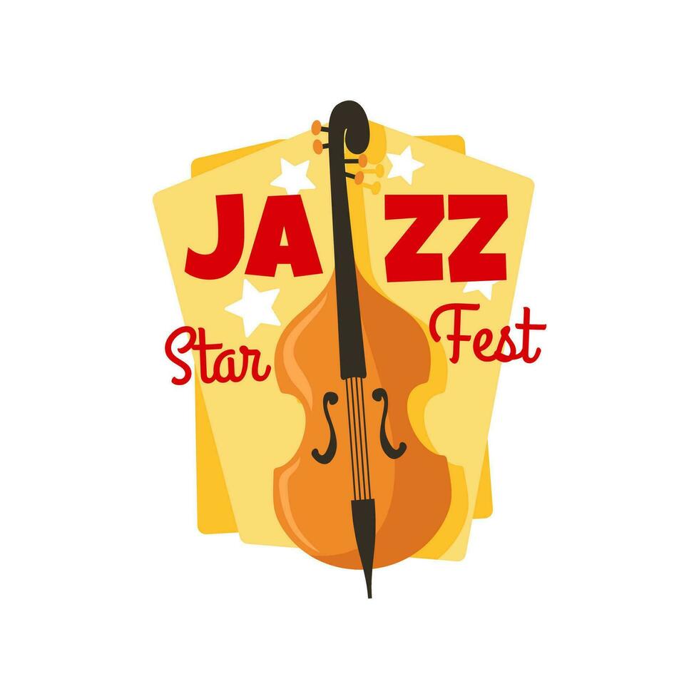 jazz musik festival, leva band konsert fest ikon vektor