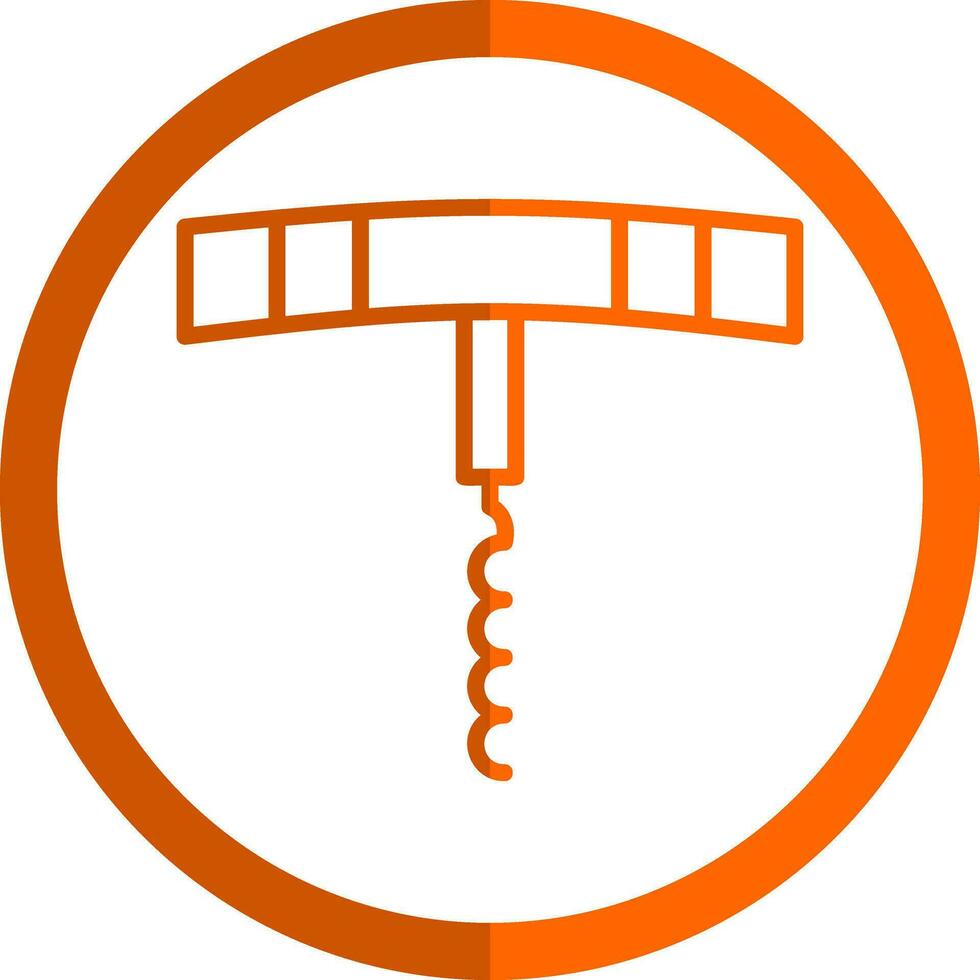 korkskruv vektor ikon design