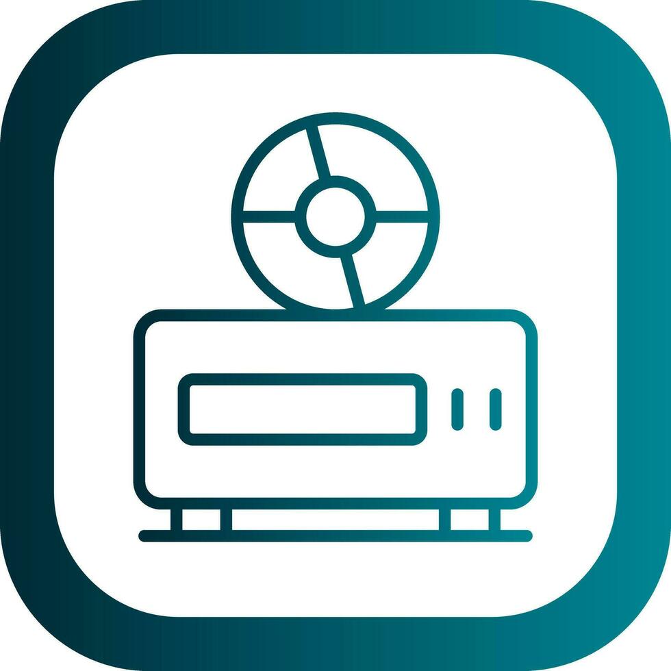 DVD Spieler Vektor Symbol Design