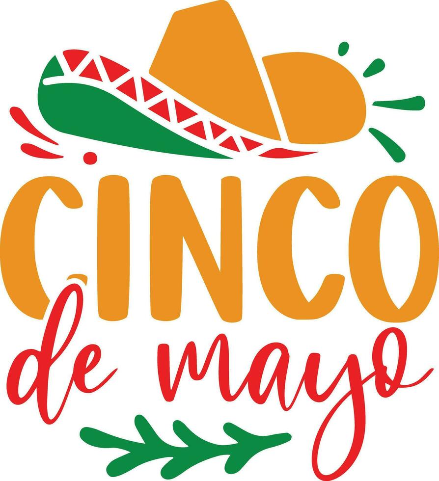 cinco de mayo hatt design vektor