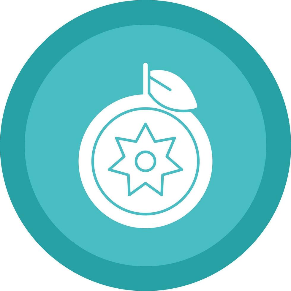 Star Apfel Vektor Symbol Design