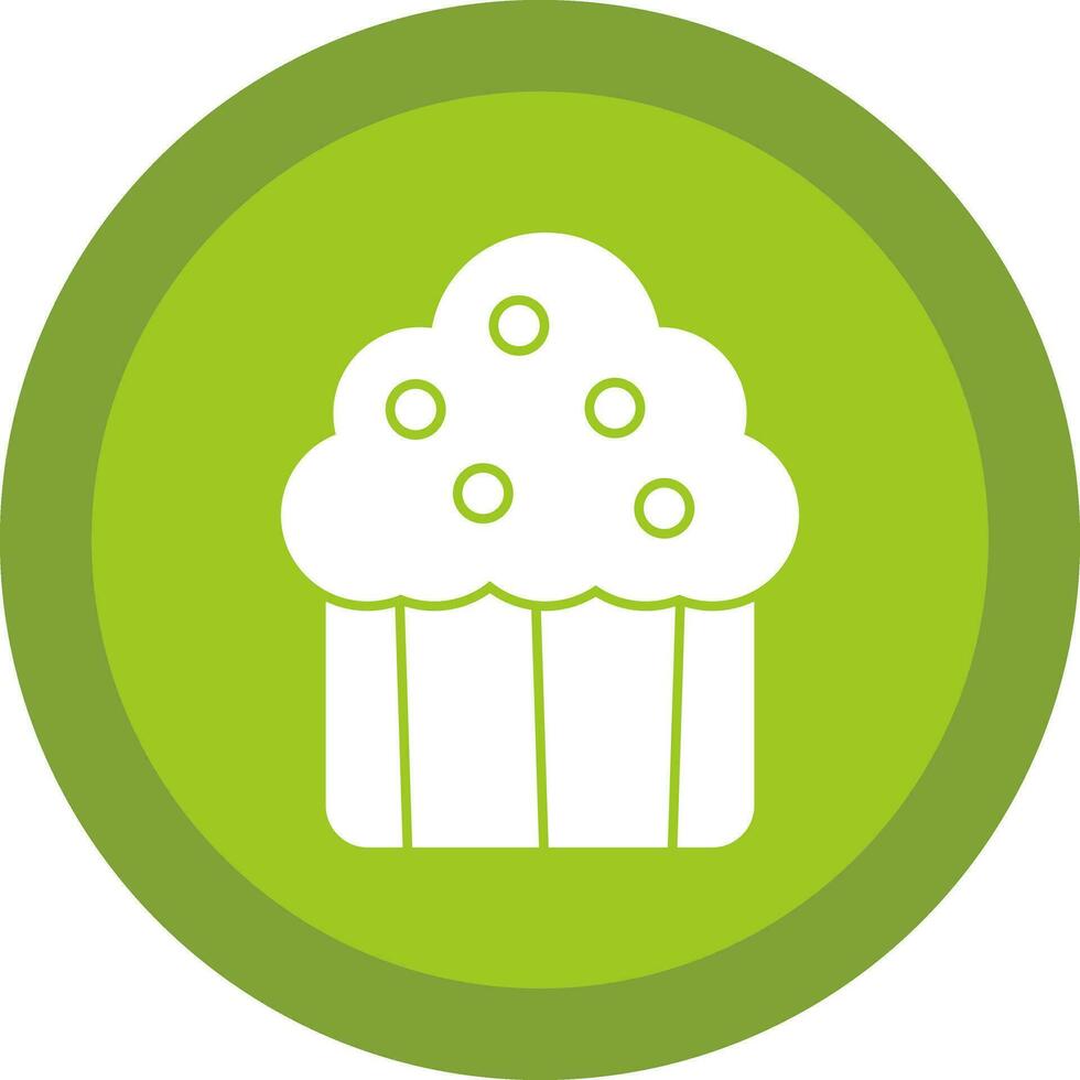 Muffin-Vektor-Icon-Design vektor