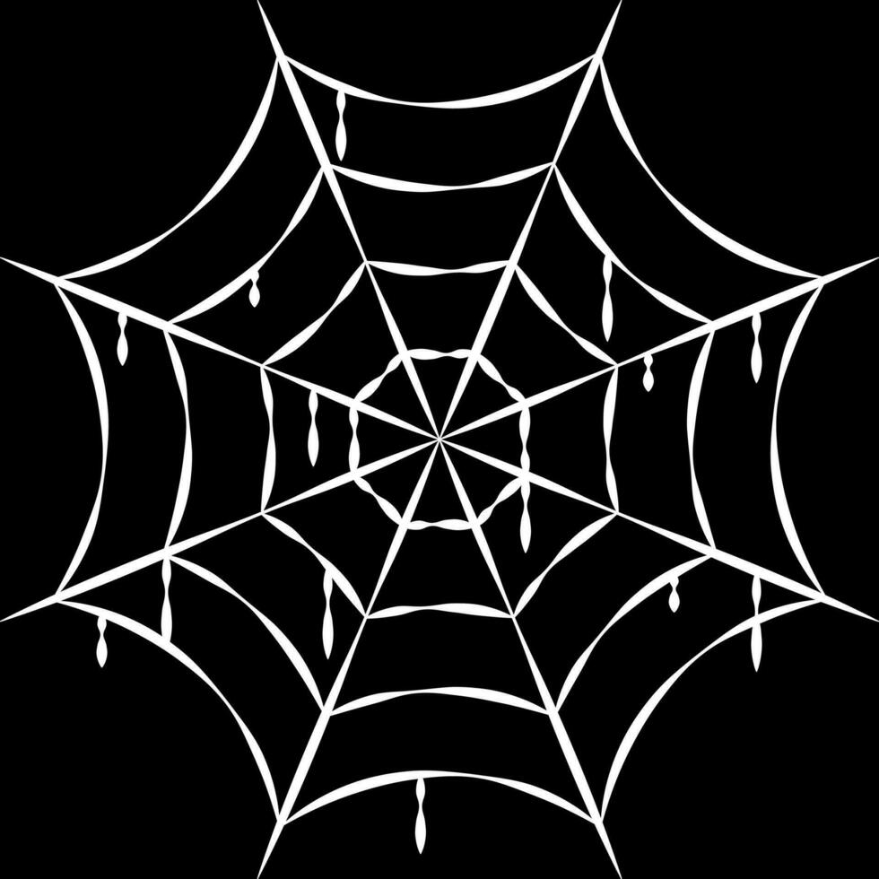 Spinnennetz Halloween vektor