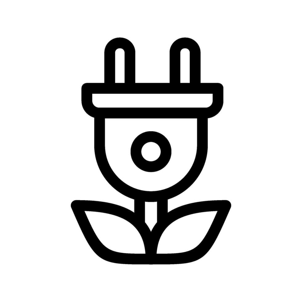 Grün Energie Symbol Vektor Symbol Design Illustration