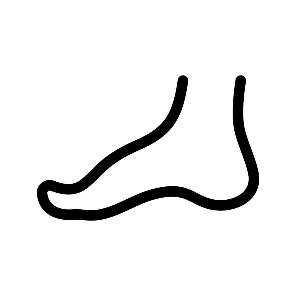 Füße Symbol Vektor Symbol Design Illustration