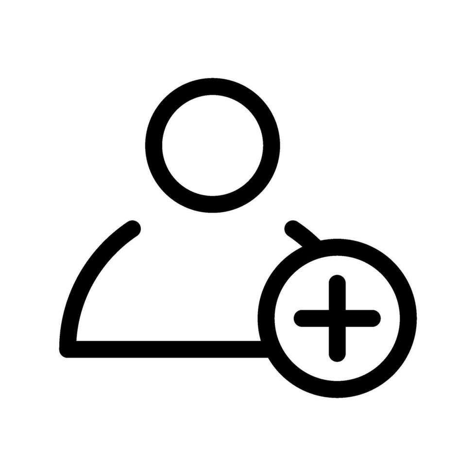 Lägg till användare ikon vektor symbol design illustration