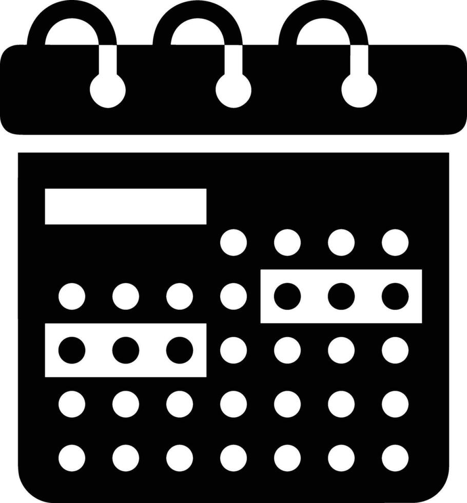 Kalender Zeitplan Symbol Symbol Bild Vektor. Illustration von das modern geplanter Termin Erinnerung Agenda Symbol Grafik Design Bild. eps 10 vektor