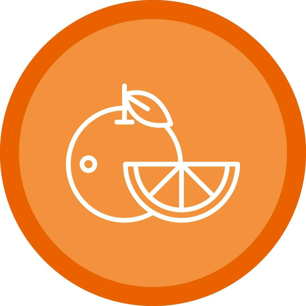 orangefarbenes Vektor-Icon-Design vektor