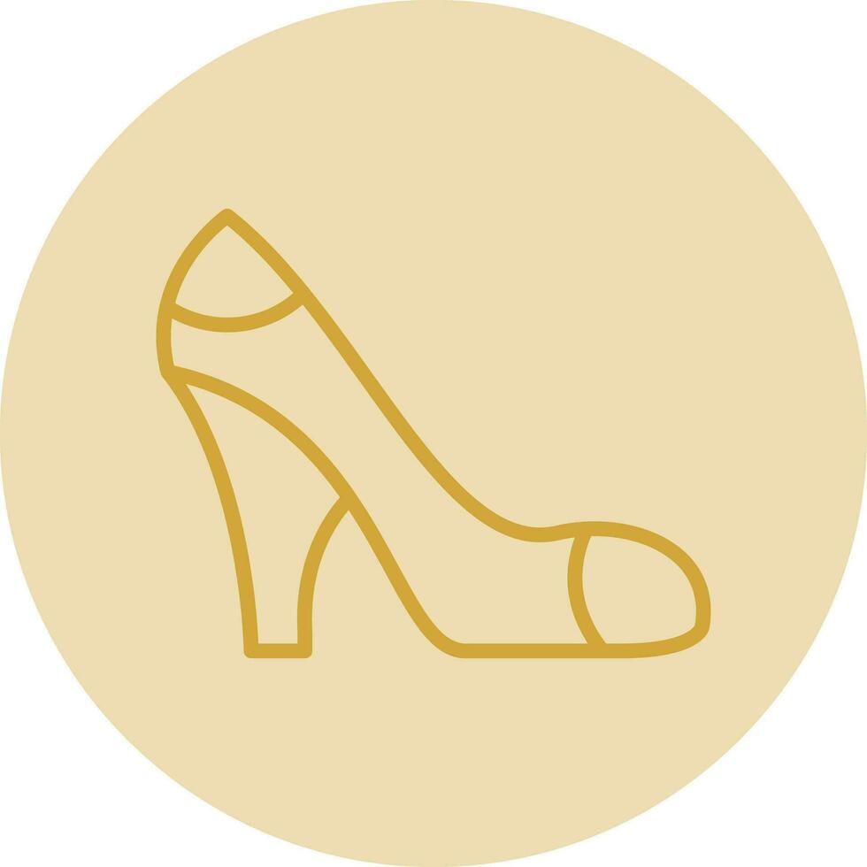 Frau Schuhe Vektor Symbol Design