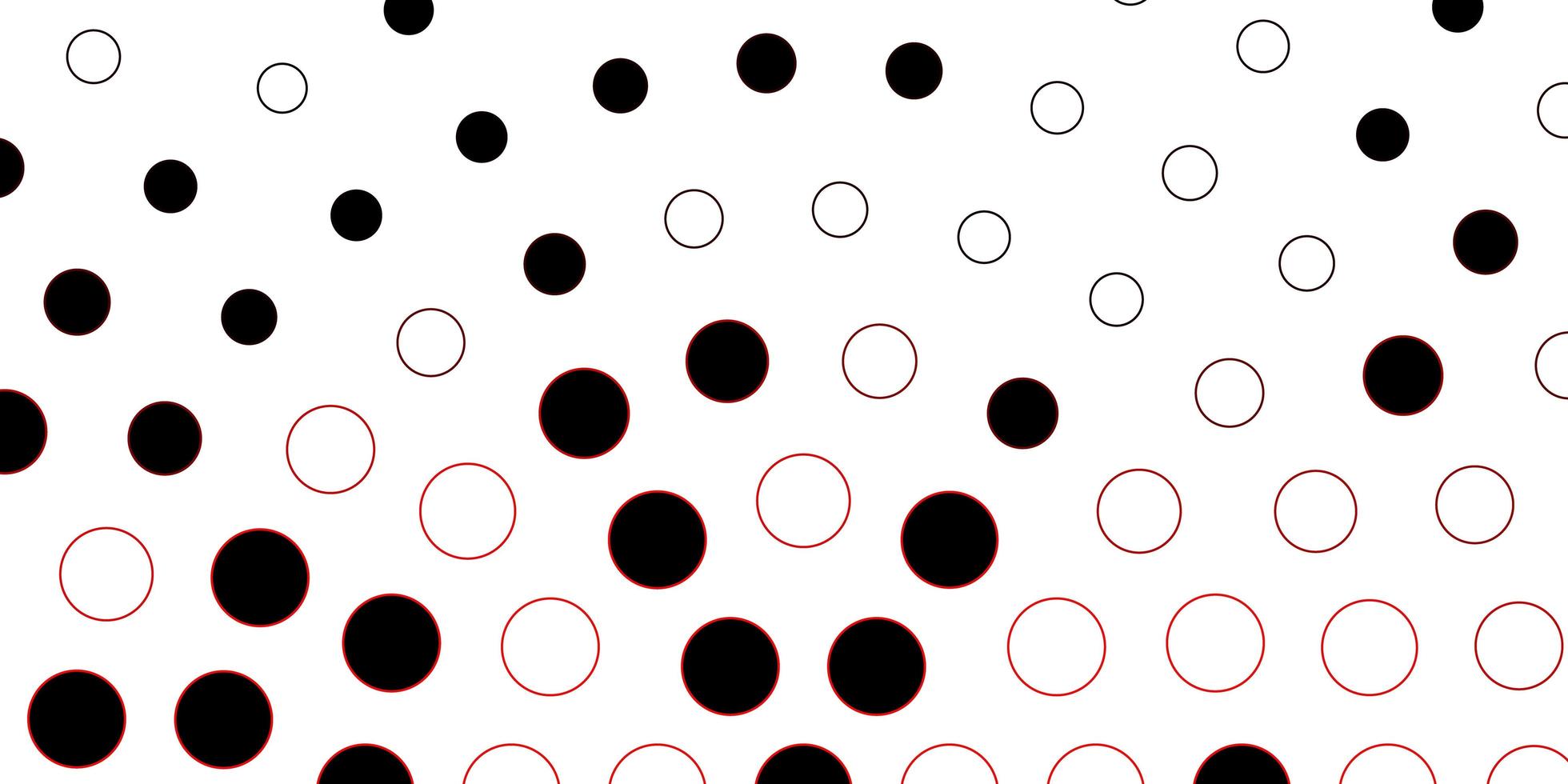mörk röd vektor bakgrund med cirklar. abstrakt illustration med färgglada fläckar i naturstil. mönster för tapeter, gardiner.
