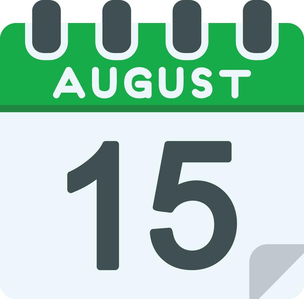 15 augusti flaticon vektor