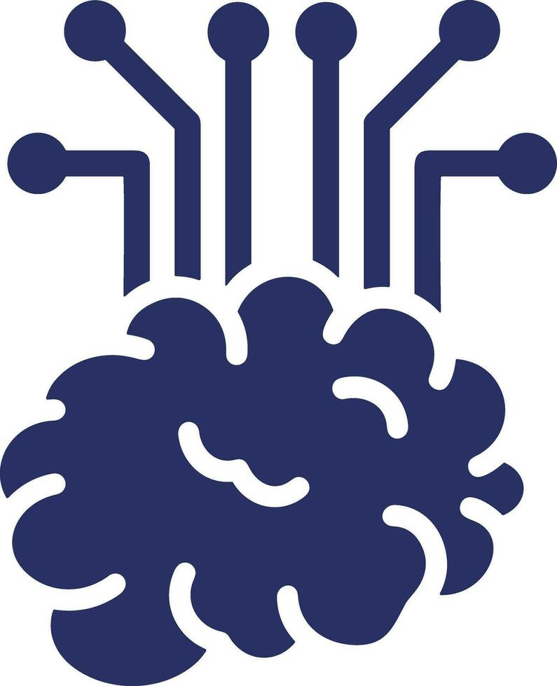 Gehirn Idee Symbol Symbol Vektor Bild. Illustration von das kreativ Intelligenz denken Design Bild