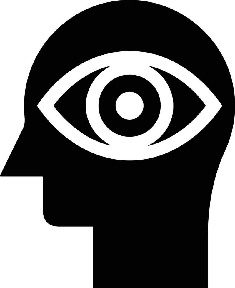 Gehirn Idee Symbol Symbol Vektor Bild. Illustration von das kreativ Intelligenz denken Design Bild