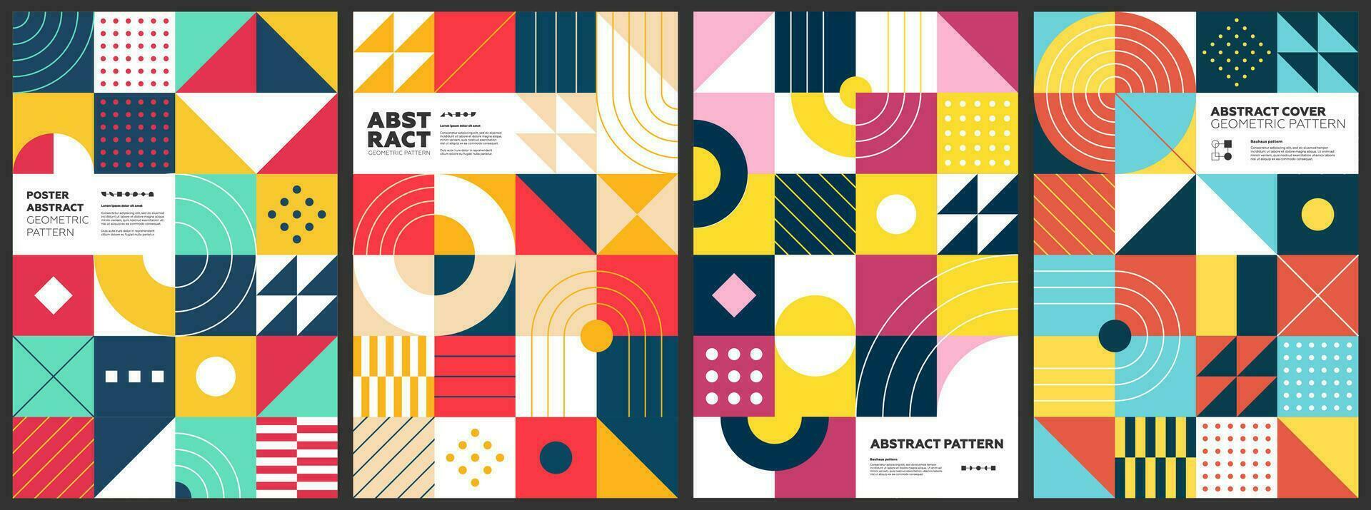 abstrakt geometrisch Bauhaus Kunstwerk. einfach Brutalismus Formen Collage Poster. Memphis Muster Hintergrund. retro Brutalist Stil modern modisch Grafik Abdeckung. Jahrgang postmodern y2k Kunst Vektor eps drucken