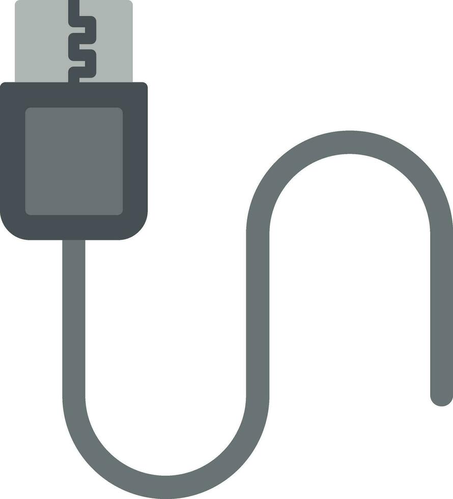 USB Verbindung Linie Symbol vektor