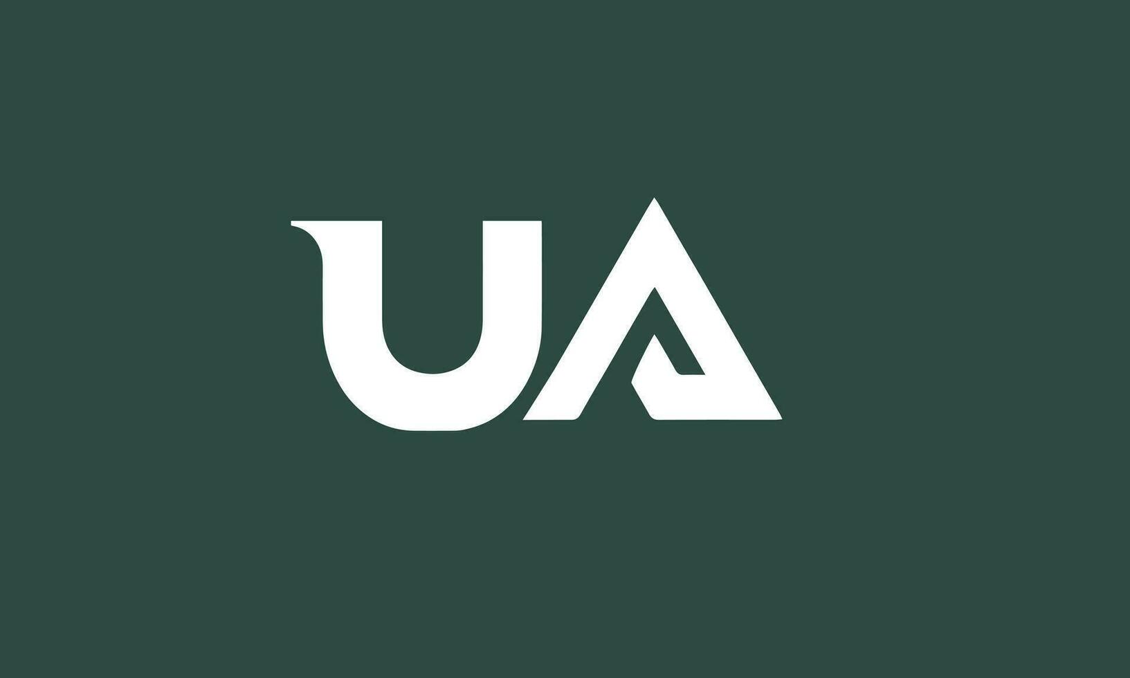 Alphabet Briefe Initialen Monogramm Logo ua, ua vektor