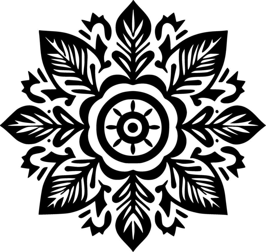 Mandala - - hoch Qualität Vektor Logo - - Vektor Illustration Ideal zum T-Shirt Grafik