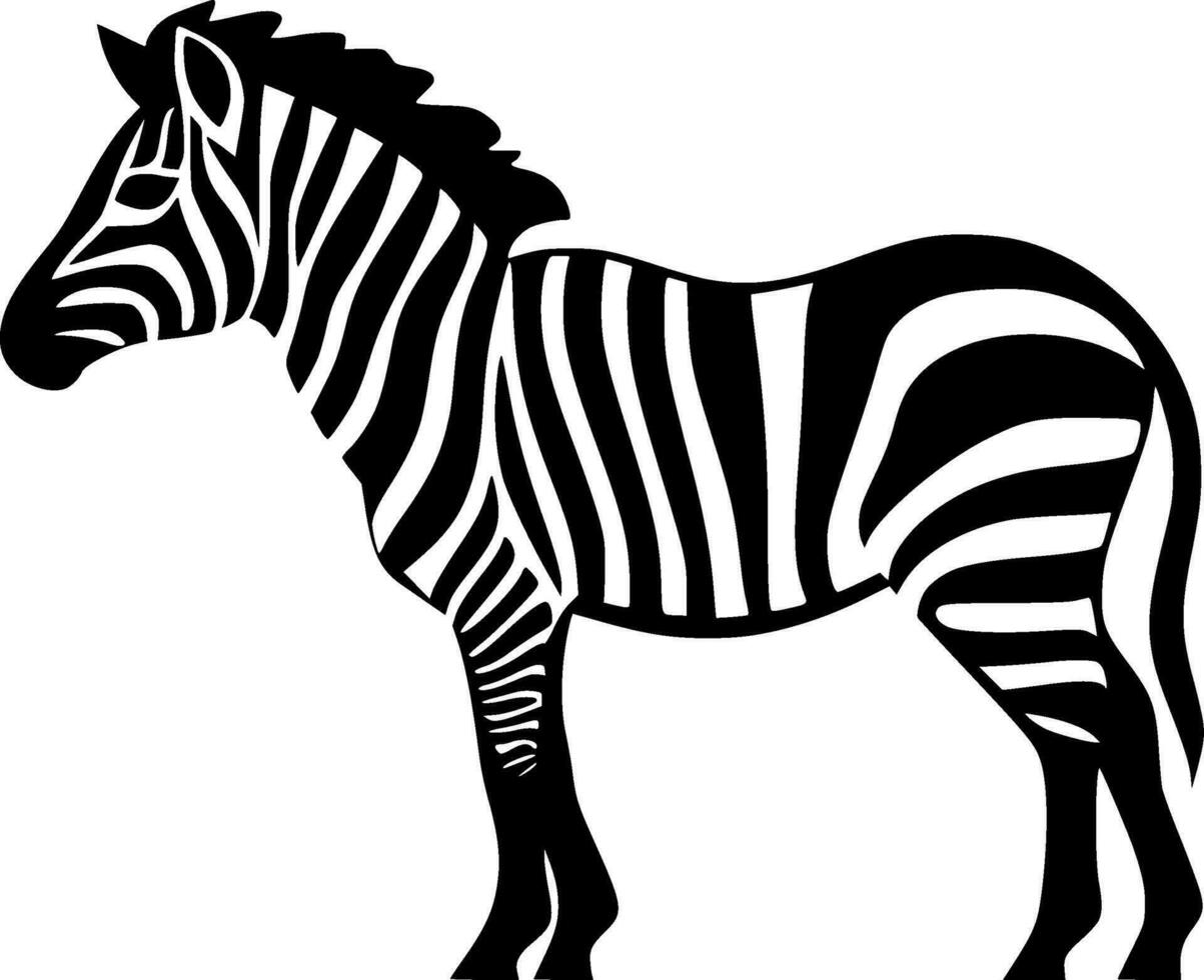 Zebra - - hoch Qualität Vektor Logo - - Vektor Illustration Ideal zum T-Shirt Grafik