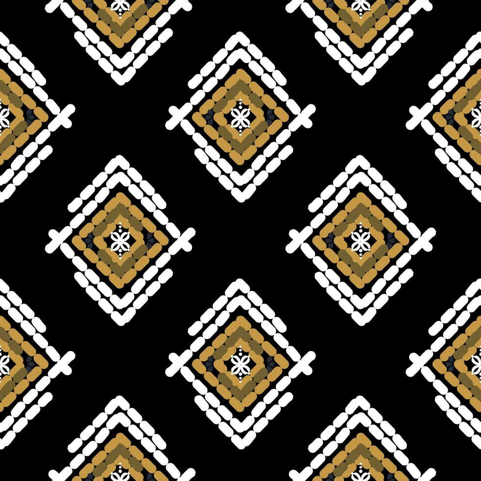 sömlös mönster i stam, folk broderi, och mexikansk stil. aztec geometrisk konst prydnad print.design för matta, tapet, Kläder, omslag, tyg, omslag, textil- vektor