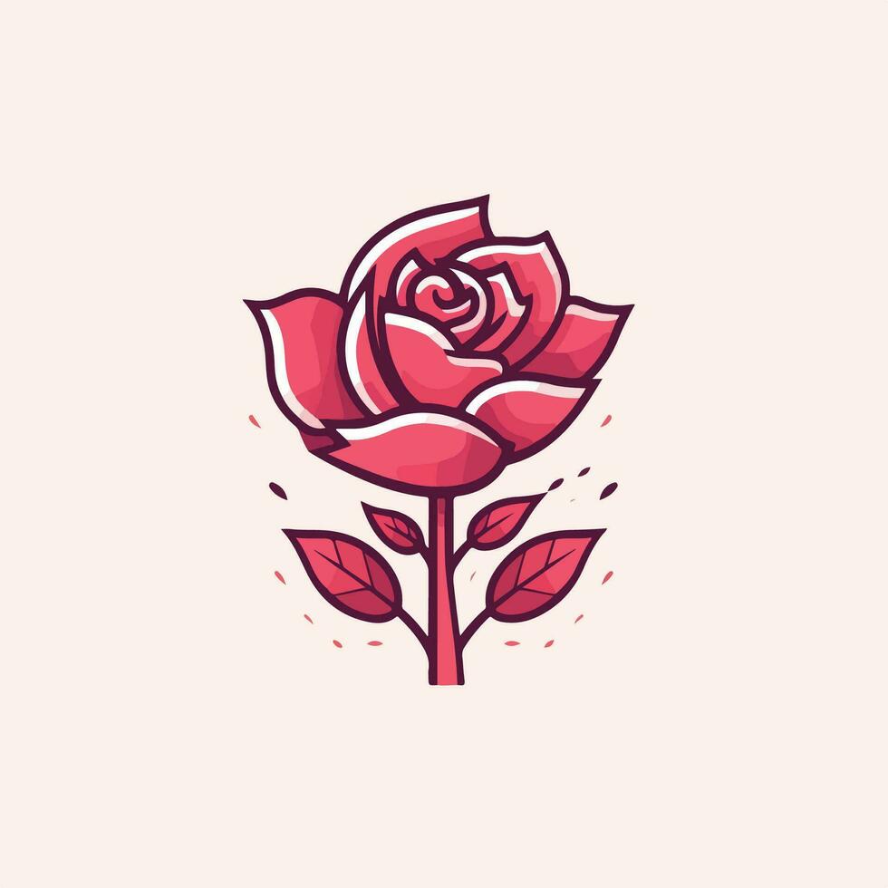 Rose Logo Illustration vektor