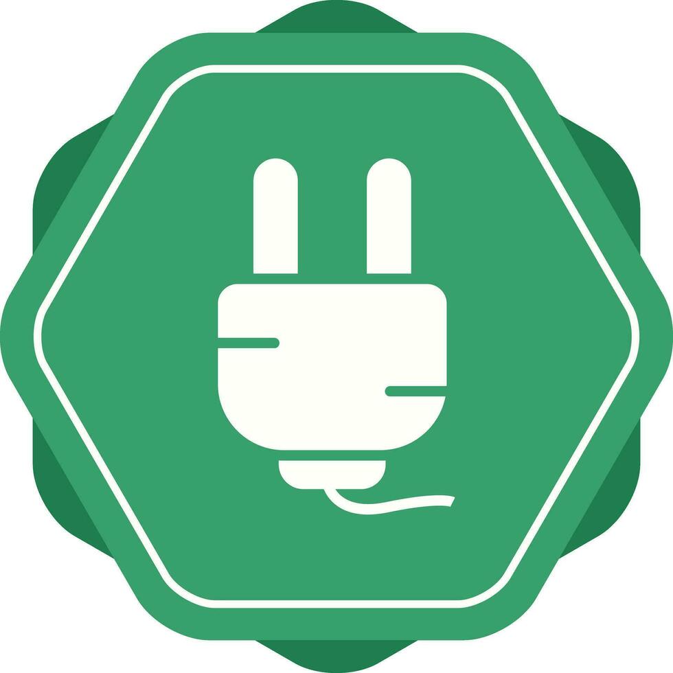 Plug-Vektor-Symbol vektor