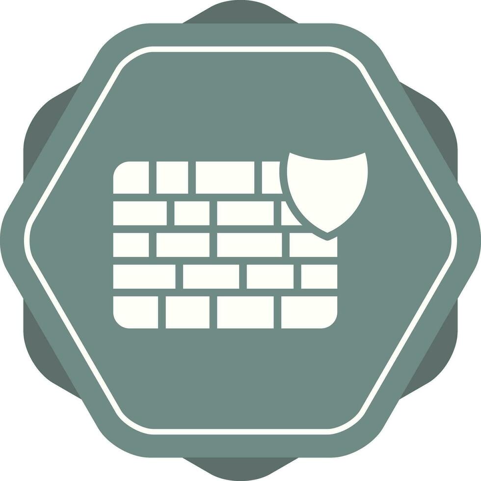 Firewall-Vektor-Symbol vektor