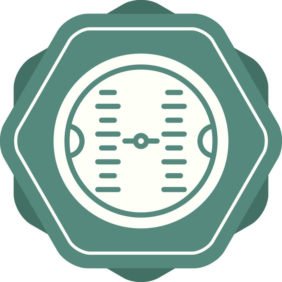 Höhe Meter Vektor Symbol