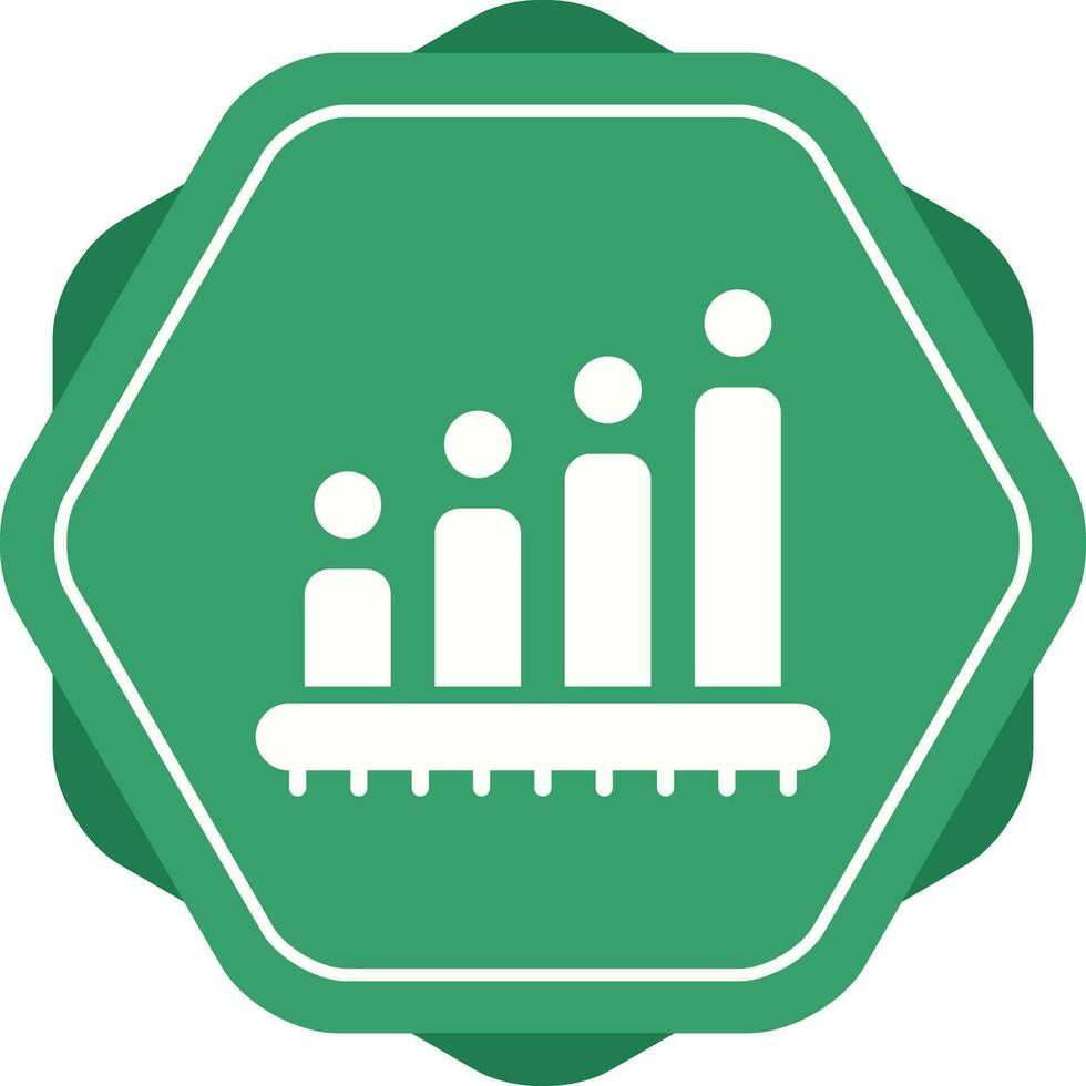 Balkendiagramm-Vektorsymbol vektor