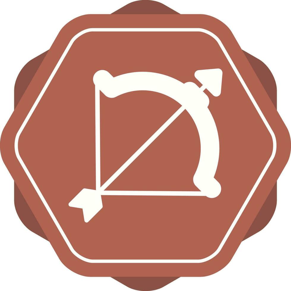 Bogen und Pfeil Vektor Symbol