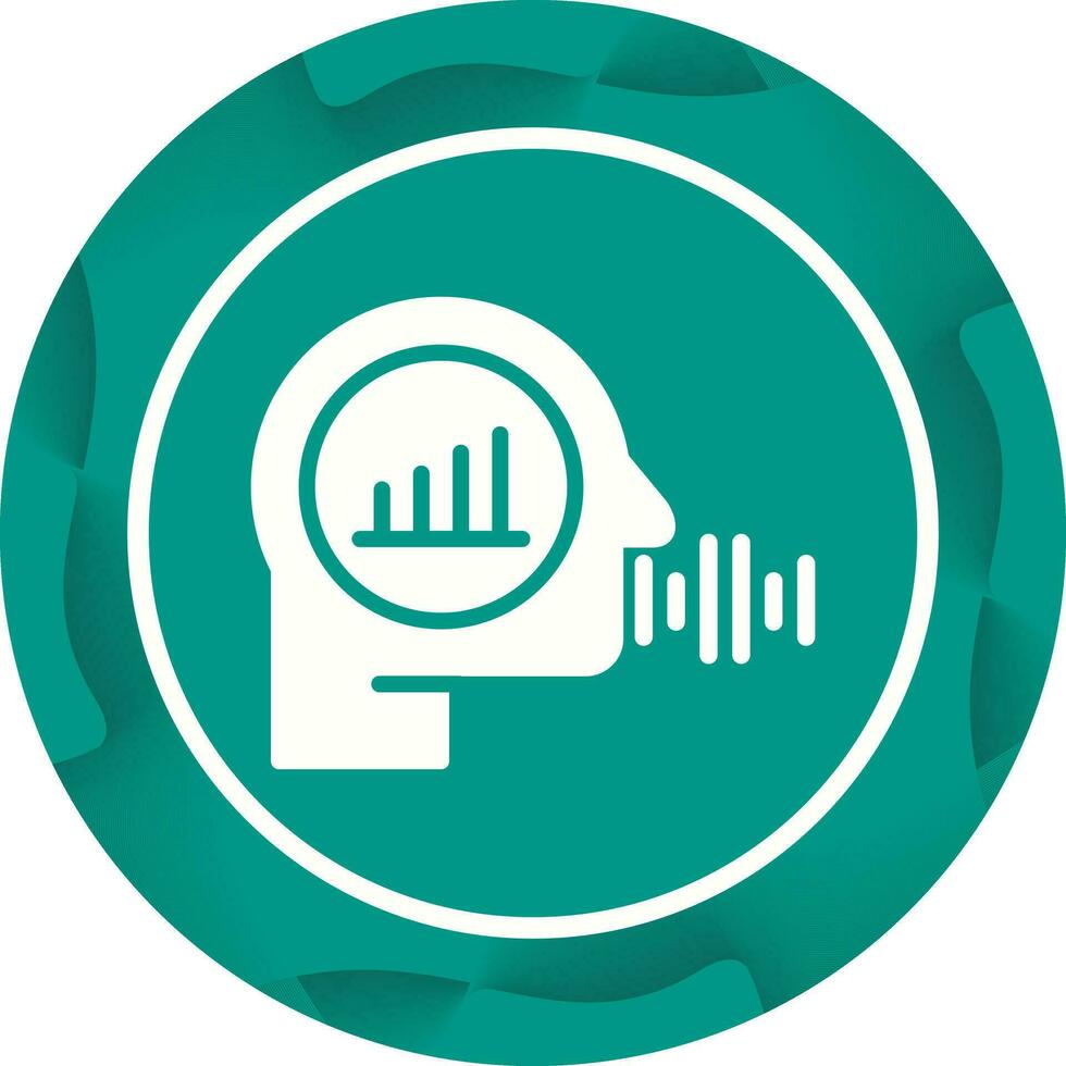 Stimme Analytik Vektor Symbol