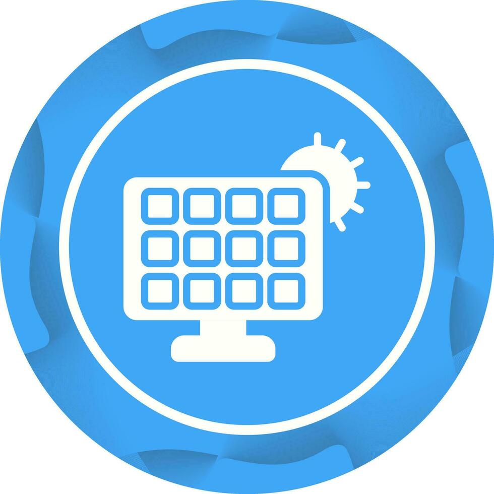 Solar- Panel Ladegerät Vektor Symbol