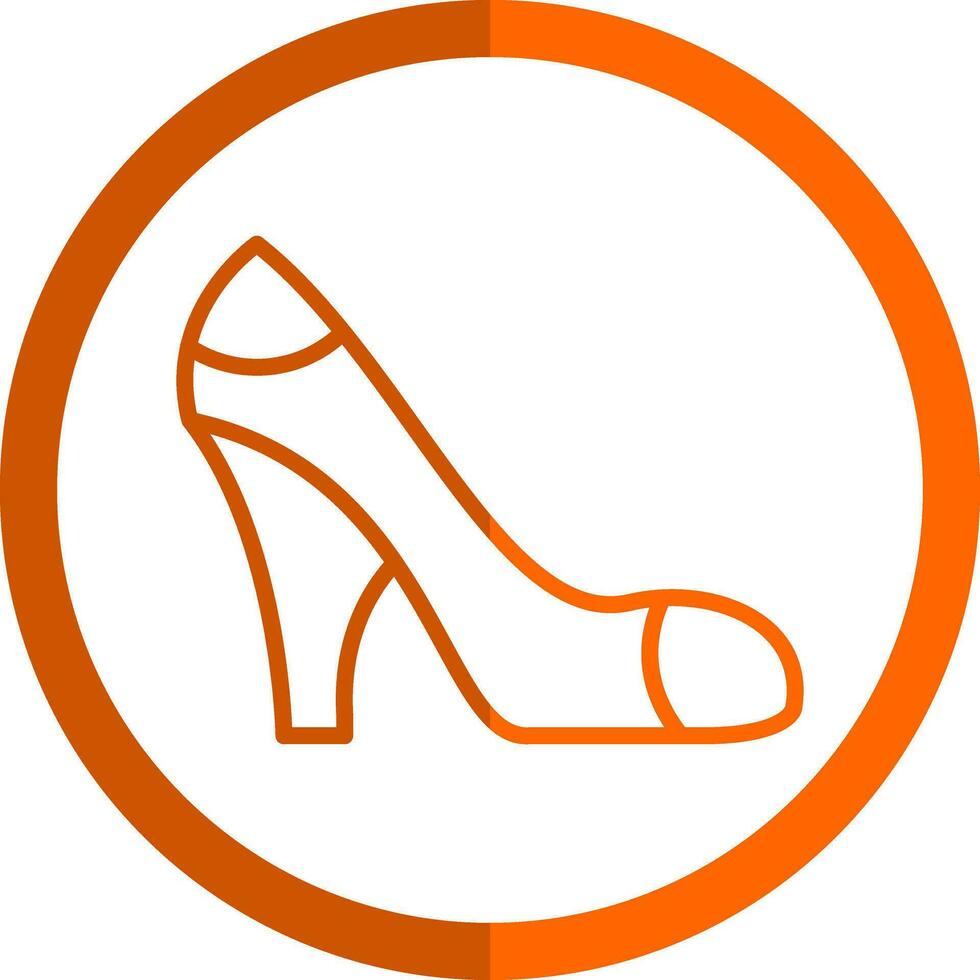 Frau Schuhe Vektor Symbol Design