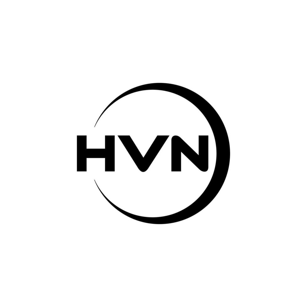 hvn Logo Design, Inspiration zum ein einzigartig Identität. modern Eleganz und kreativ Design. Wasserzeichen Ihre Erfolg mit das auffällig diese Logo. vektor