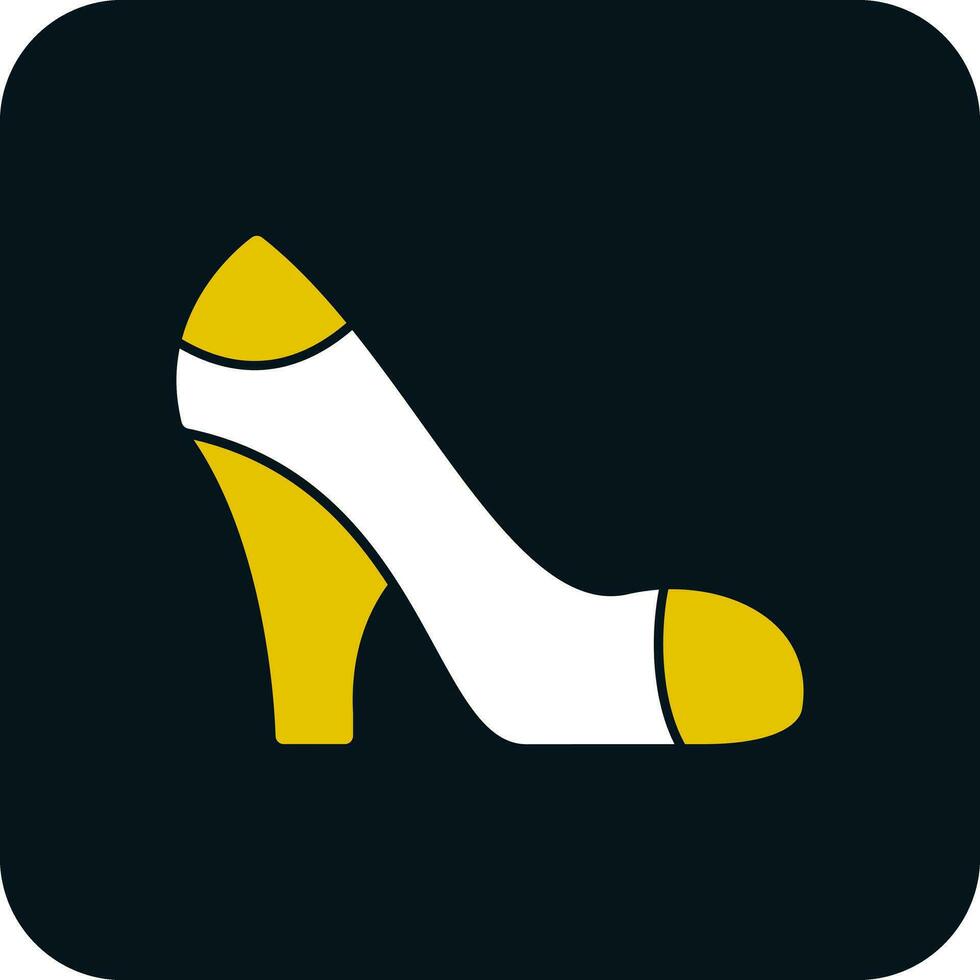 kvinna skor vektor ikon design