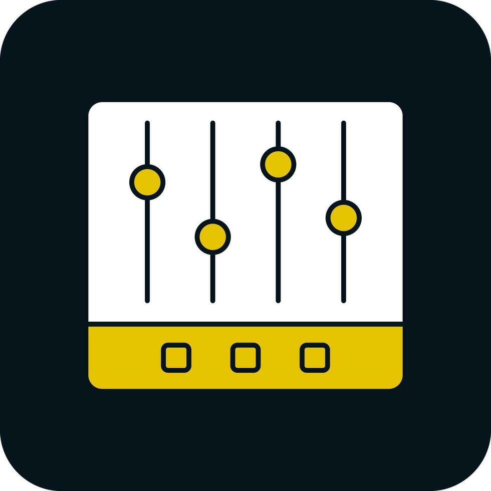 Musik- Equalizer Vektor Symbol Design