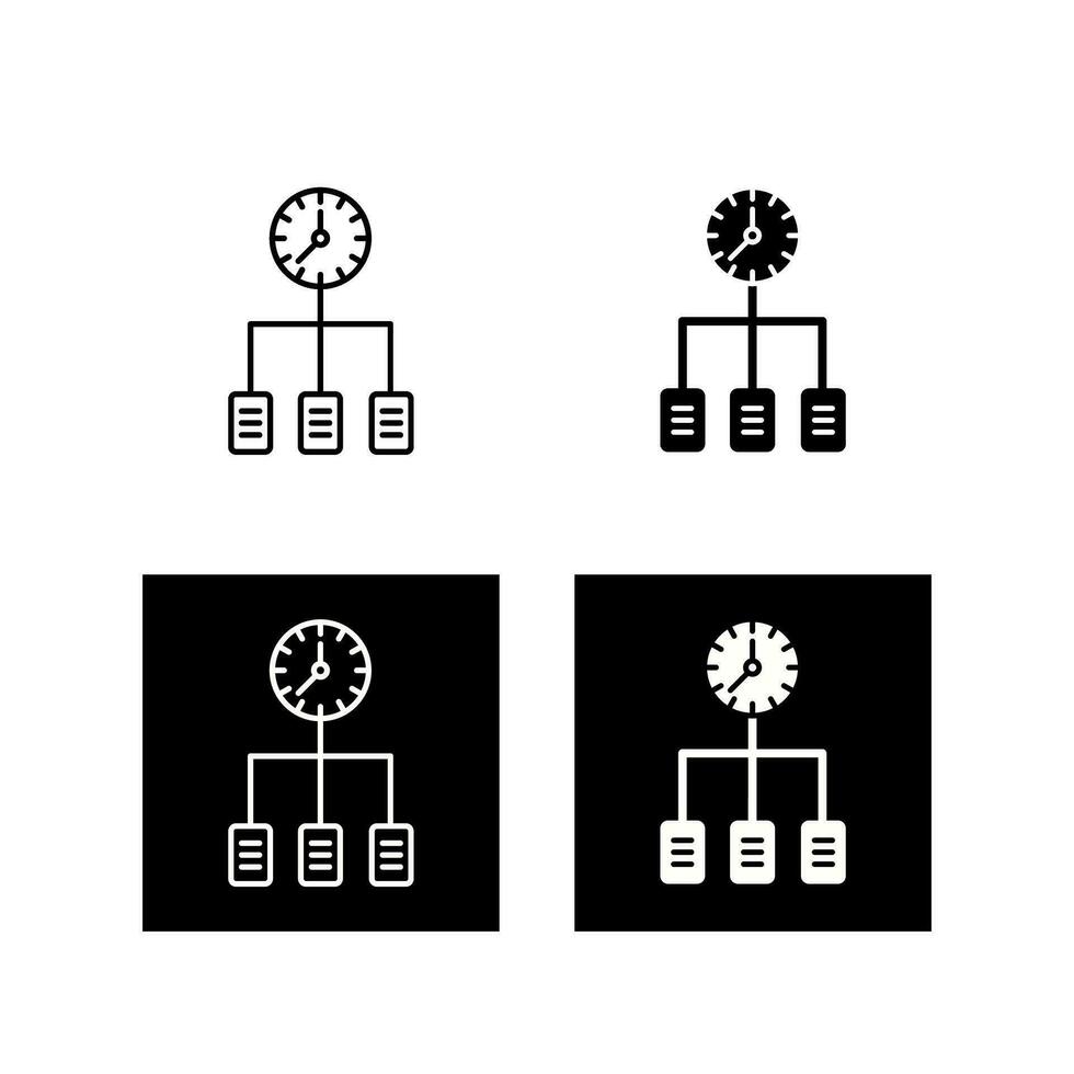 Timeline-Vektorsymbol vektor