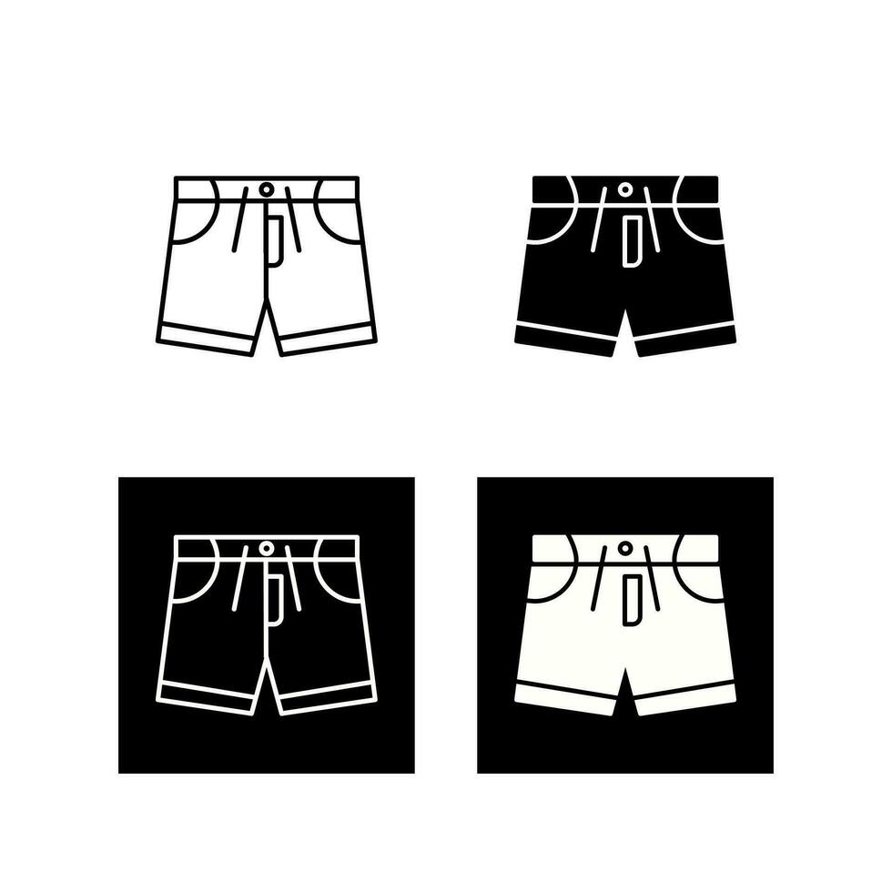 Shorts Vektor-Symbol vektor