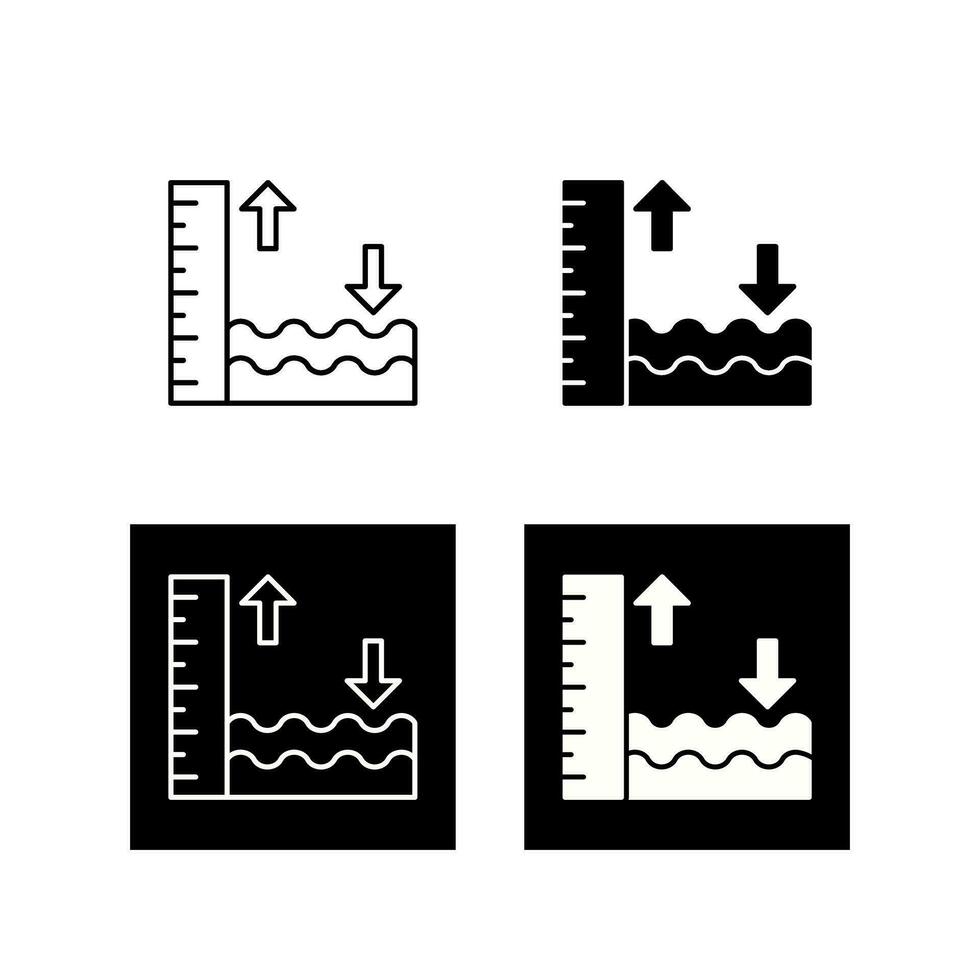 Vektorsymbol für Flut vektor