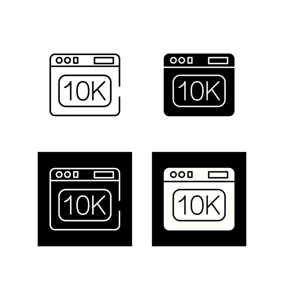 10k vektor ikon