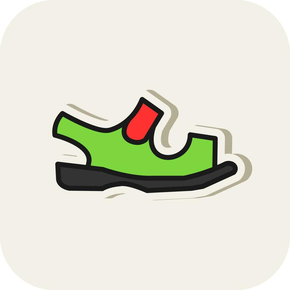 sandaler vektor ikon design