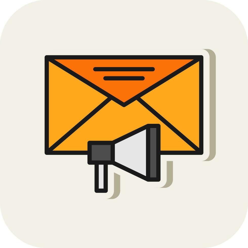 e-post marknadsföring vektor ikon design