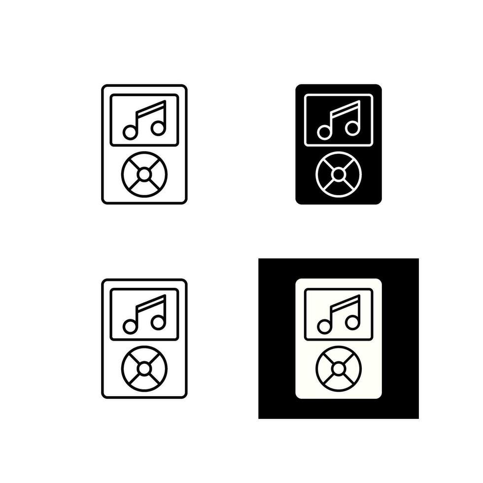 musik spelare vektor ikon