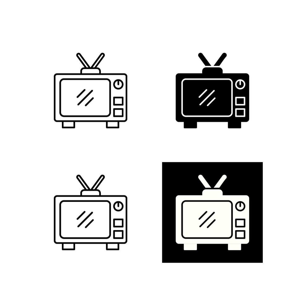 Fernsehvektorikone vektor