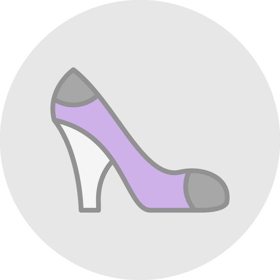 Frau Schuhe Vektor Symbol Design