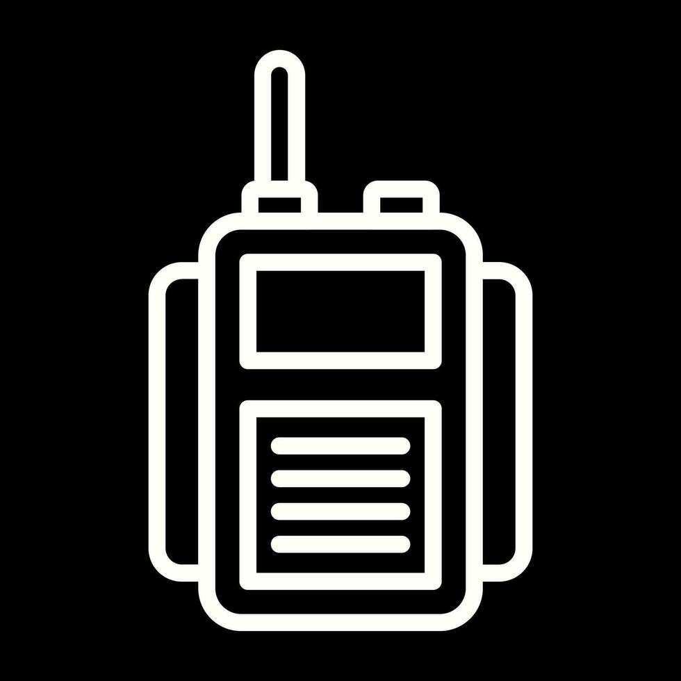 Handkurbel Radio Vektor Symbol