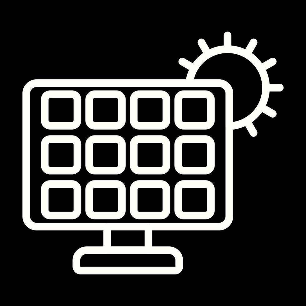 Solar- Panel Ladegerät Vektor Symbol